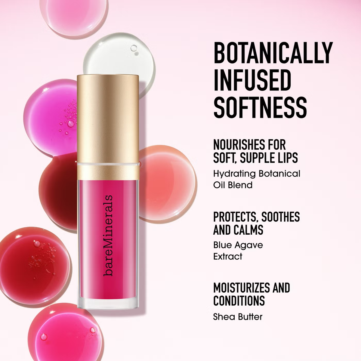 bareMinerals Nourishing Lip Oil 3.8ml (Various Shades)