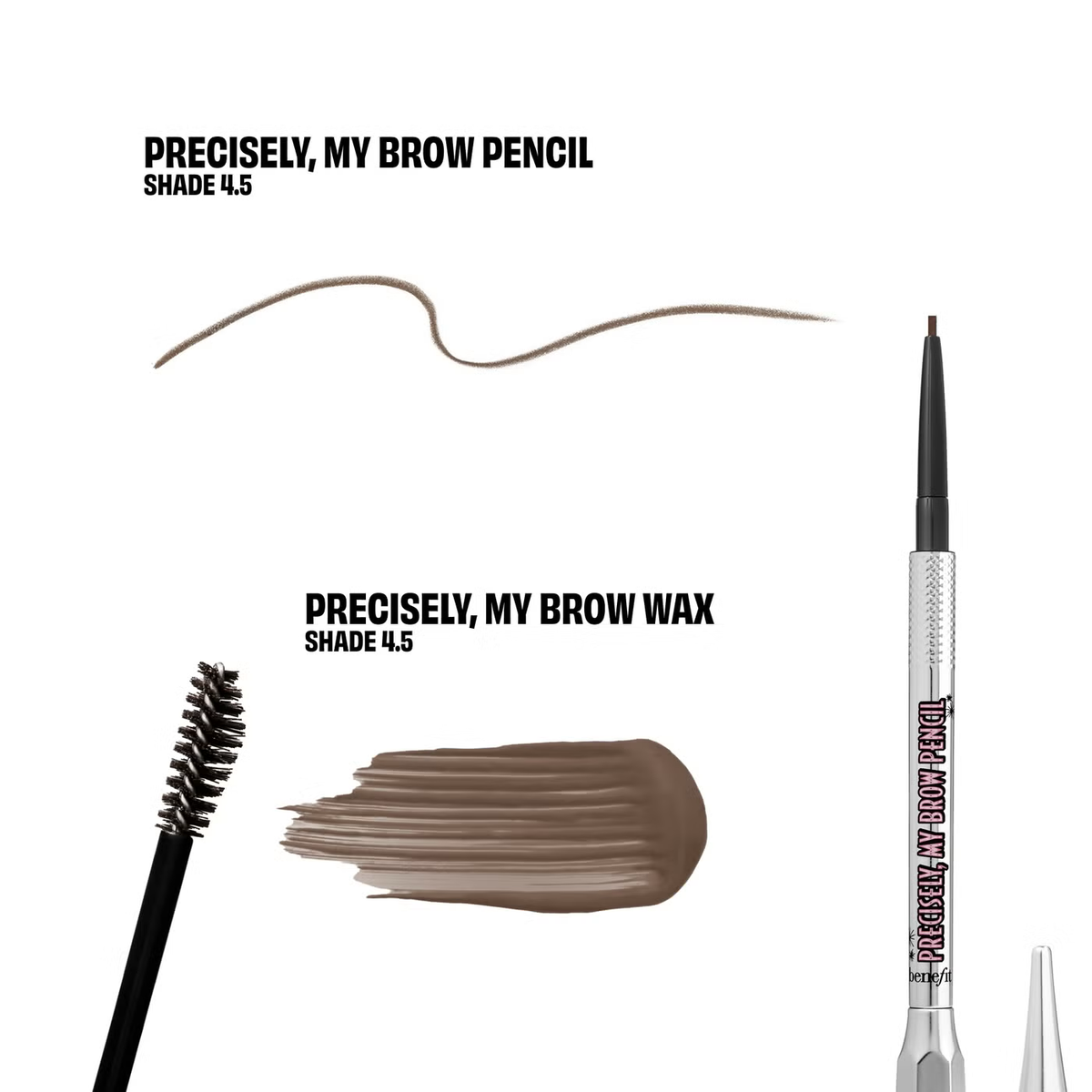 benefit Precisely My Brow Pack - Brow Pencil and Wax Duo 6.58g (Various Shades)