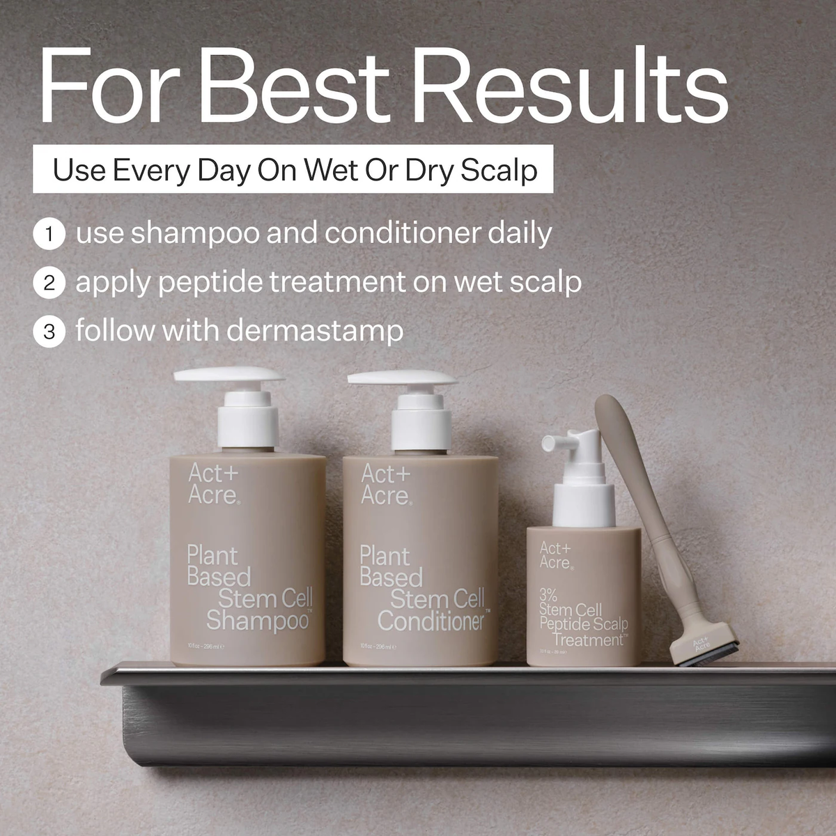 Act+Acre Stem Cell Conditioner For Thicker+ Fuller-Looking Hair