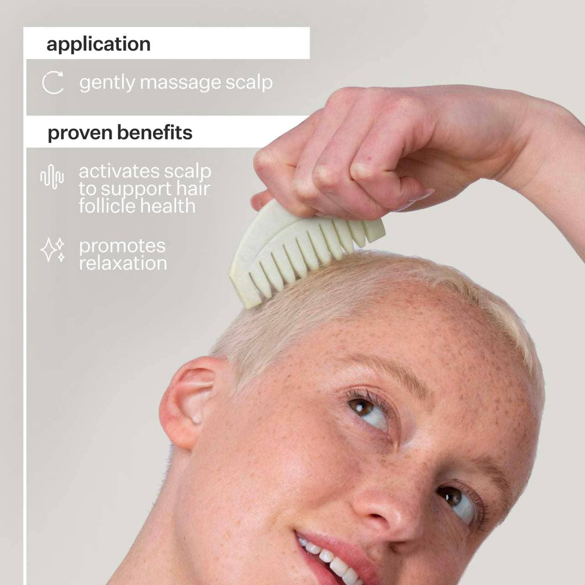 Act+Acre Scalp Gua Sha Tool for Thicker + Fuller Looking Hair