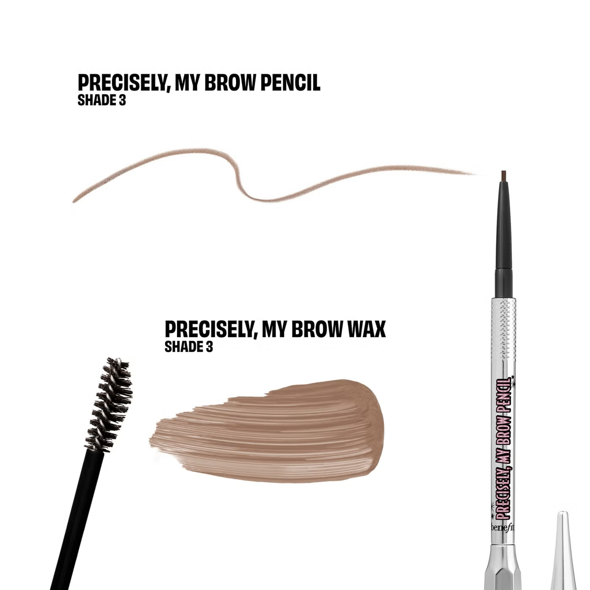 benefit Precisely My Brow Pack - Brow Pencil and Wax Duo 6.58g (Various Shades)