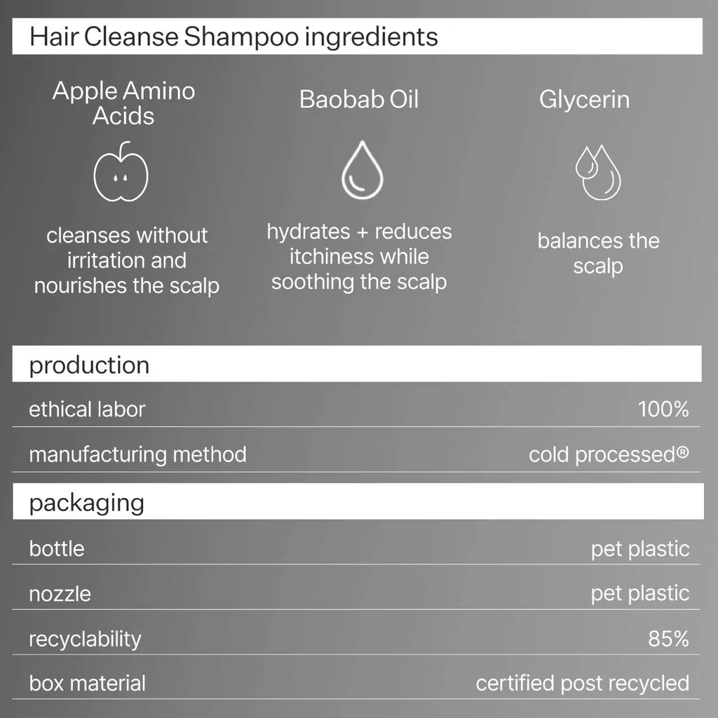 Act+Acre Cold Processed Balancing Shampoo For All Scalp + Hair Types