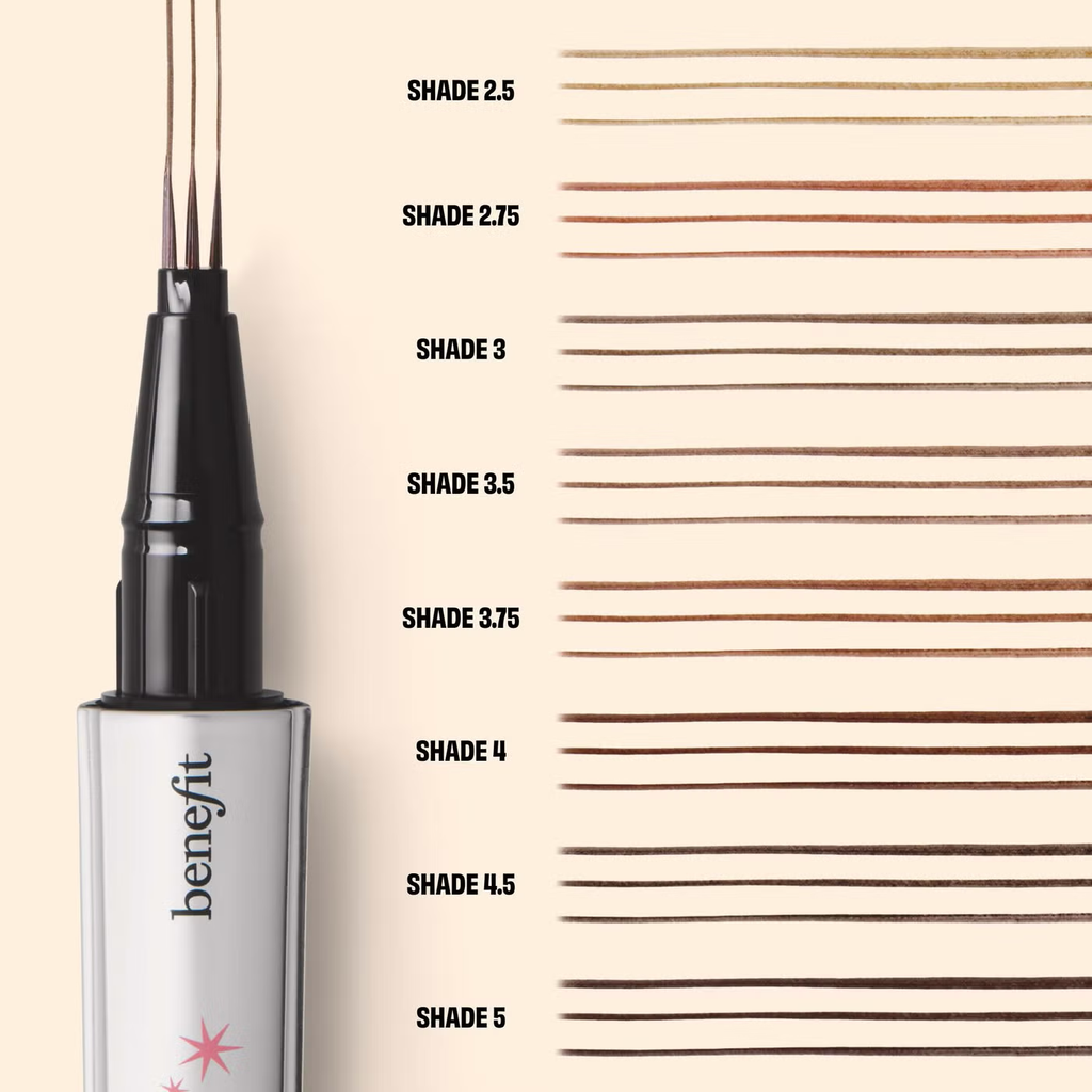 benefit Mighty Fine Brow Superfine Triple Tip Pen 0.5ml (Various Shades)