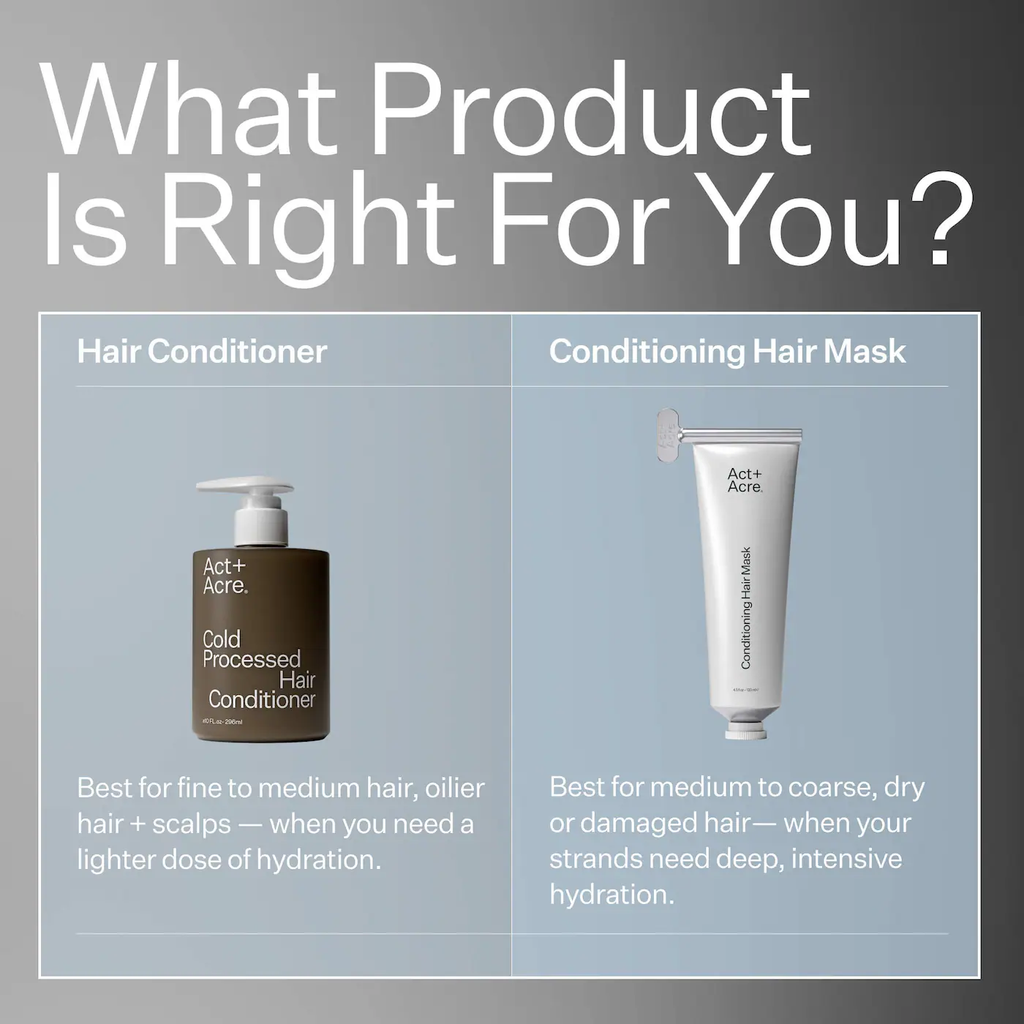 Act+Acre Restorative Deep Conditioning Hair Mask for Dry + Damaged Hair