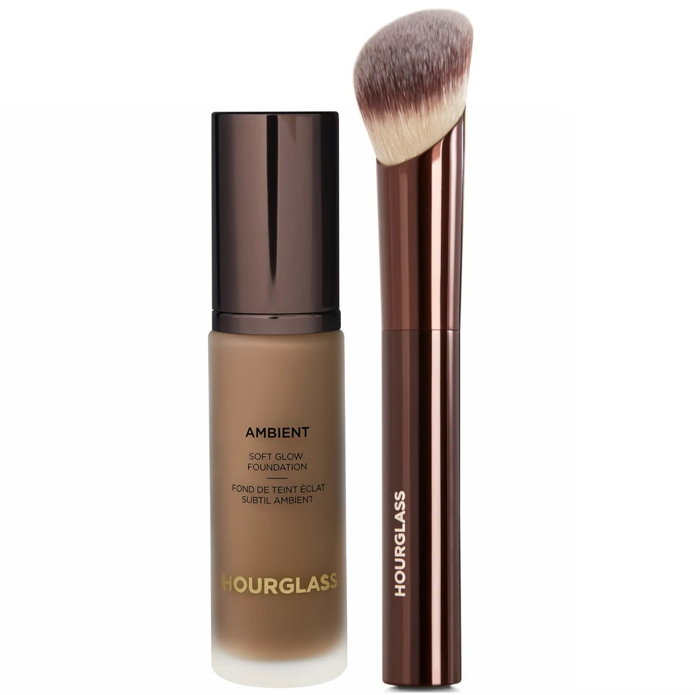 Hourglass Soft Glow Foundation and Soft Glow Foundation Brush Bundle 30ml (Various Shades)