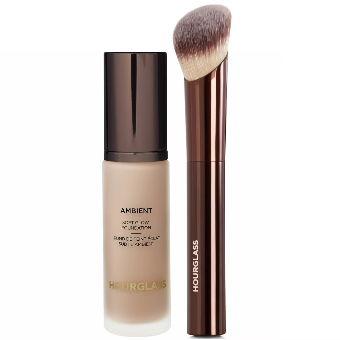 Hourglass Soft Glow Foundation and Soft Glow Foundation Brush Bundle 30ml (Various Shades)