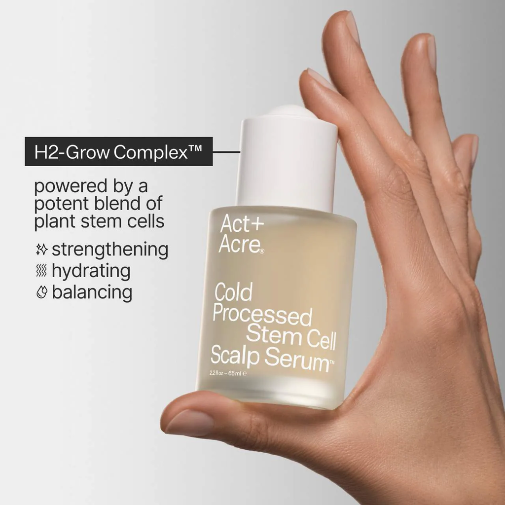 Act+Acre 2% Stem Cell H-2 Grow Complex ™ Scalp Serum For Thicker-Looking Hair
