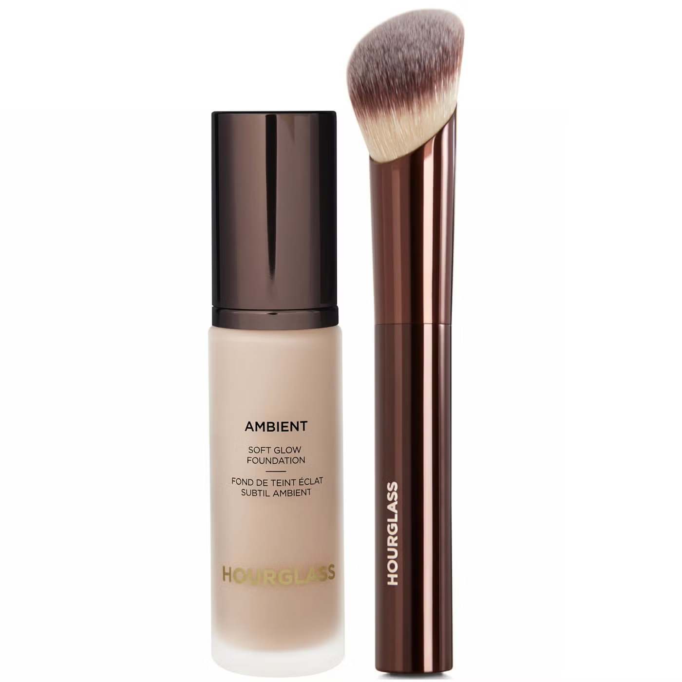 Hourglass Soft Glow Foundation and Soft Glow Foundation Brush Bundle 30ml (Various Shades)