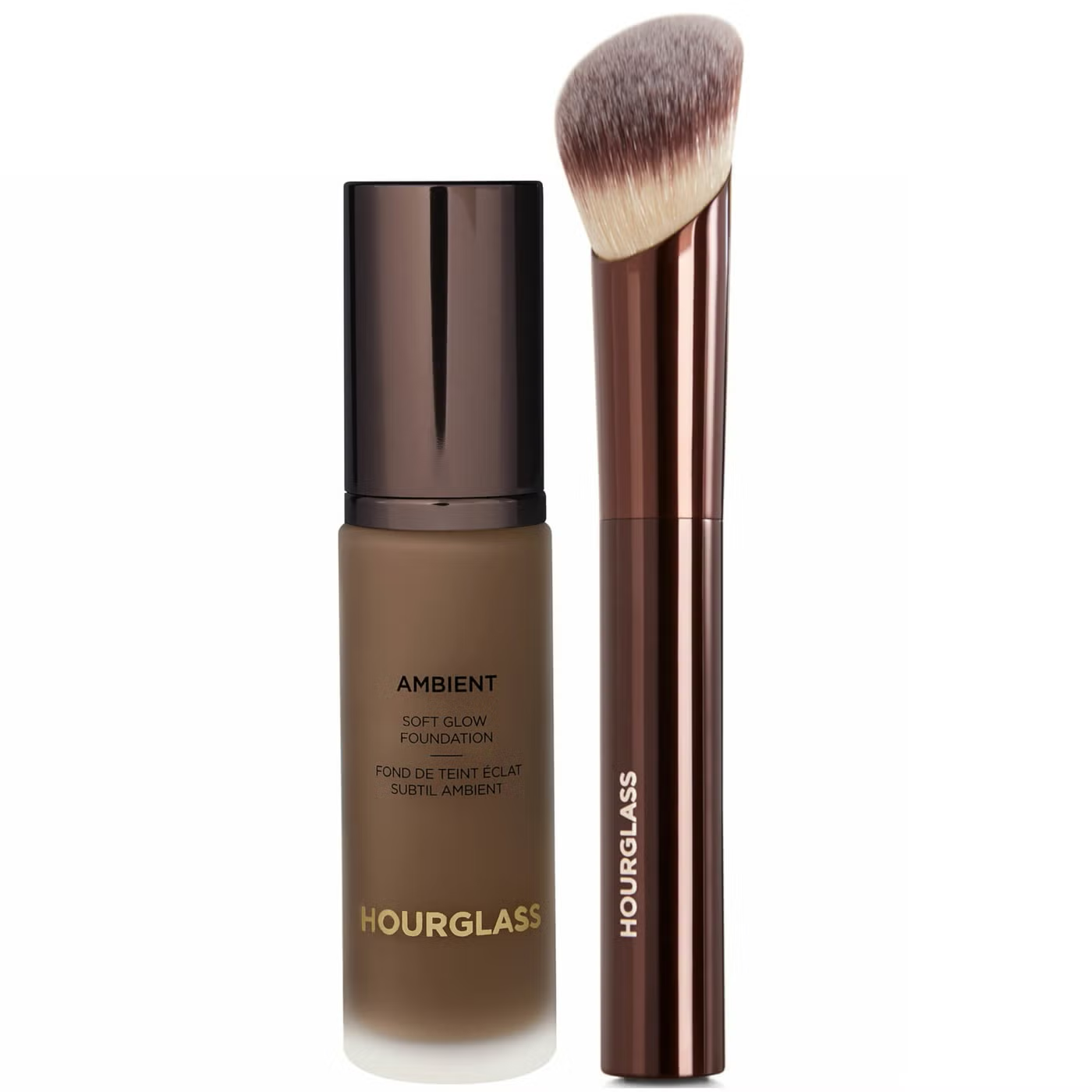 Hourglass Soft Glow Foundation and Soft Glow Foundation Brush Bundle 30ml (Various Shades)