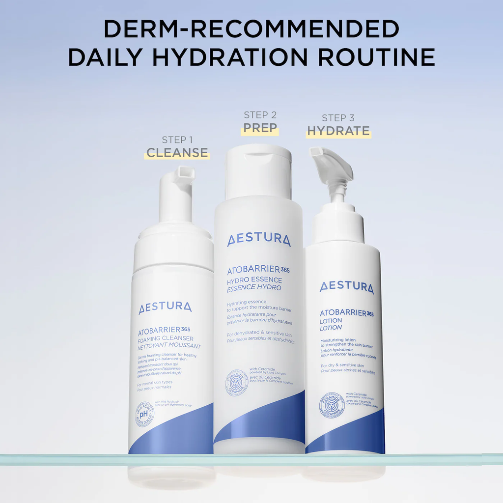 AESTURA ATOBARRIER365 Lightweight Face Lotion Moisturizer with Ceramides & Niacinamide for Skin Moisture Barrier Repair