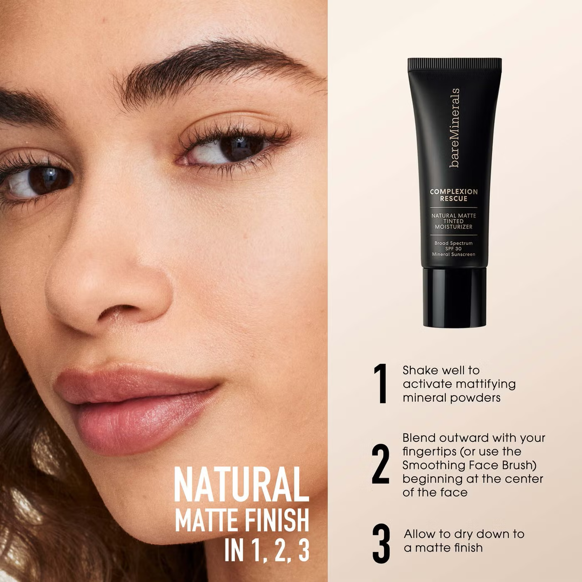 bareMinerals Complexion Rescue Matte Tinted Moisturiser 35ml (Various Shades)