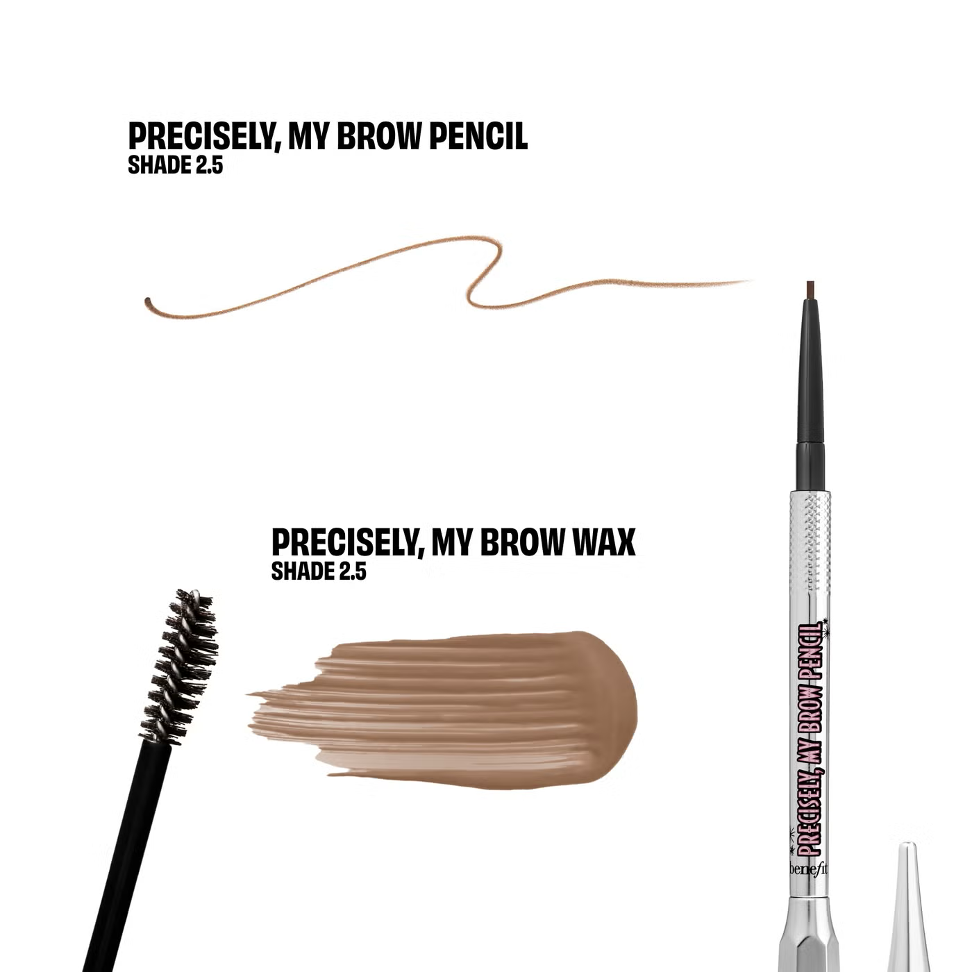 benefit Precisely My Brow Pack - Brow Pencil and Wax Duo 6.58g (Various Shades)