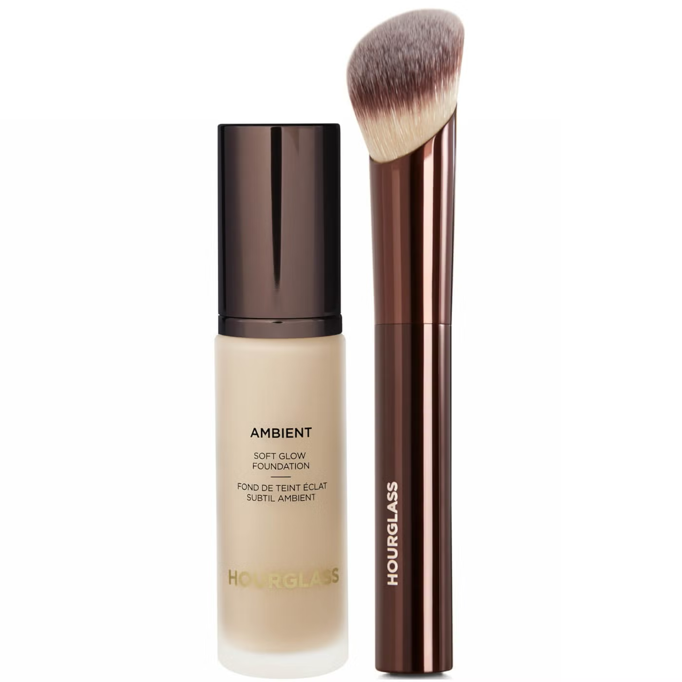 Hourglass Soft Glow Foundation and Soft Glow Foundation Brush Bundle 30ml (Various Shades)