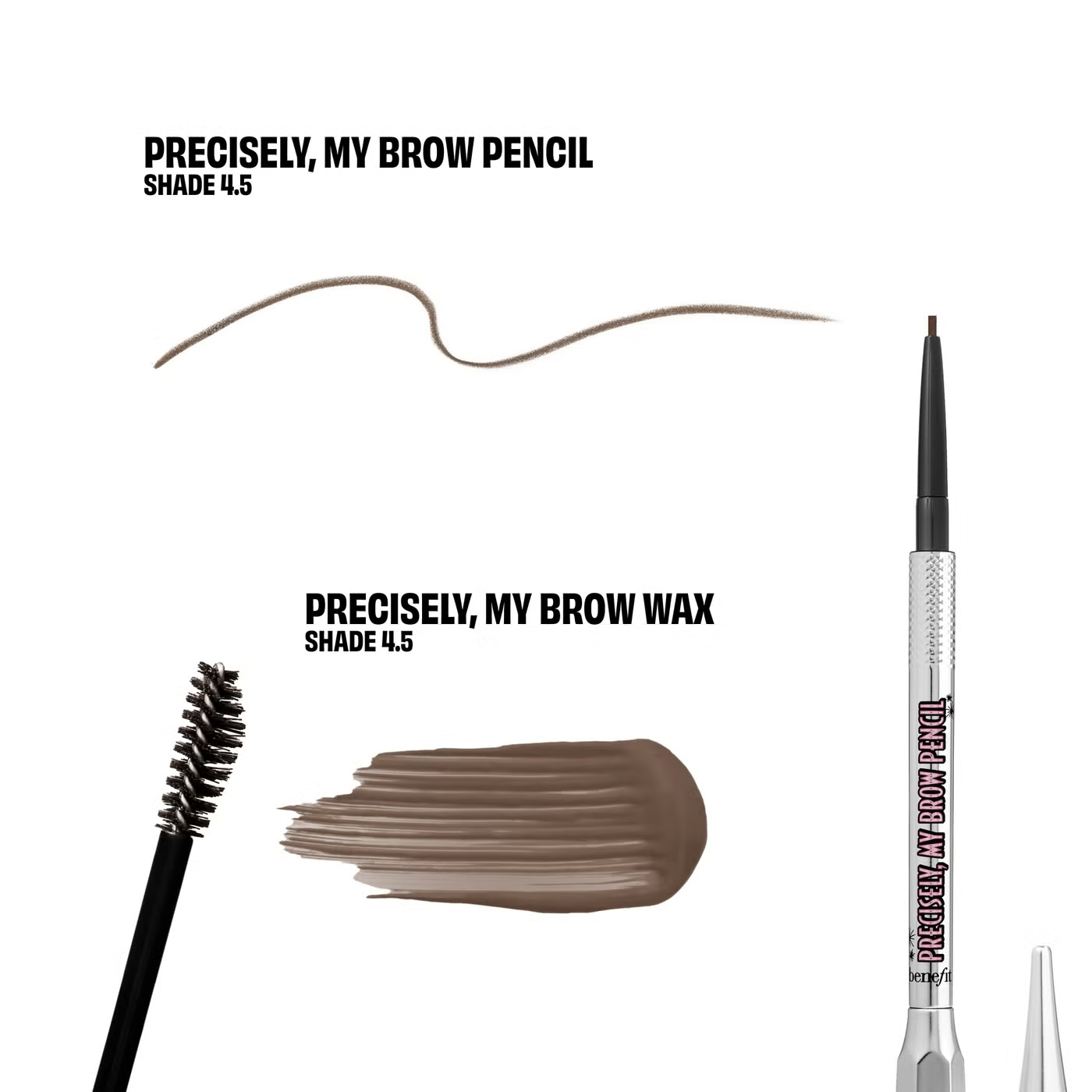 benefit Precisely My Brow Pack - Brow Pencil and Wax Duo 6.58g (Various Shades)