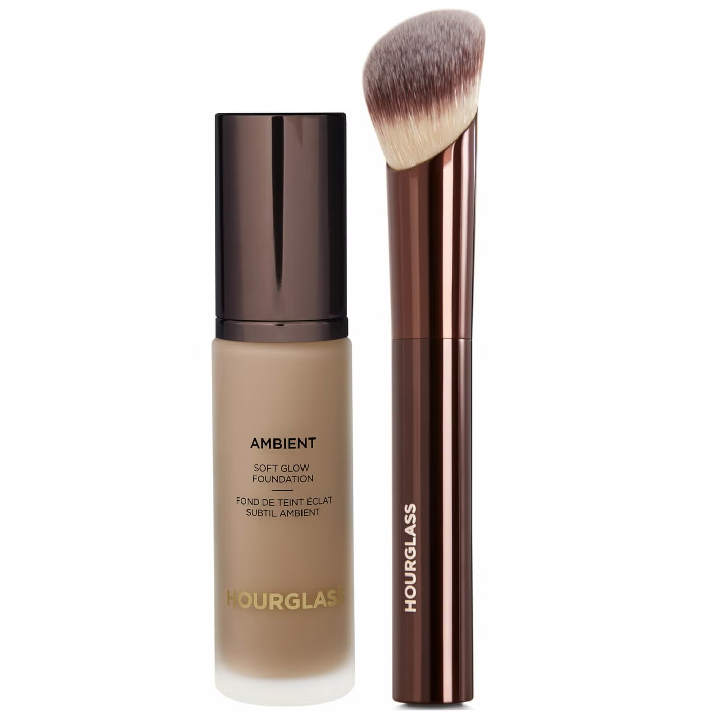 Hourglass Soft Glow Foundation and Soft Glow Foundation Brush Bundle 30ml (Various Shades)