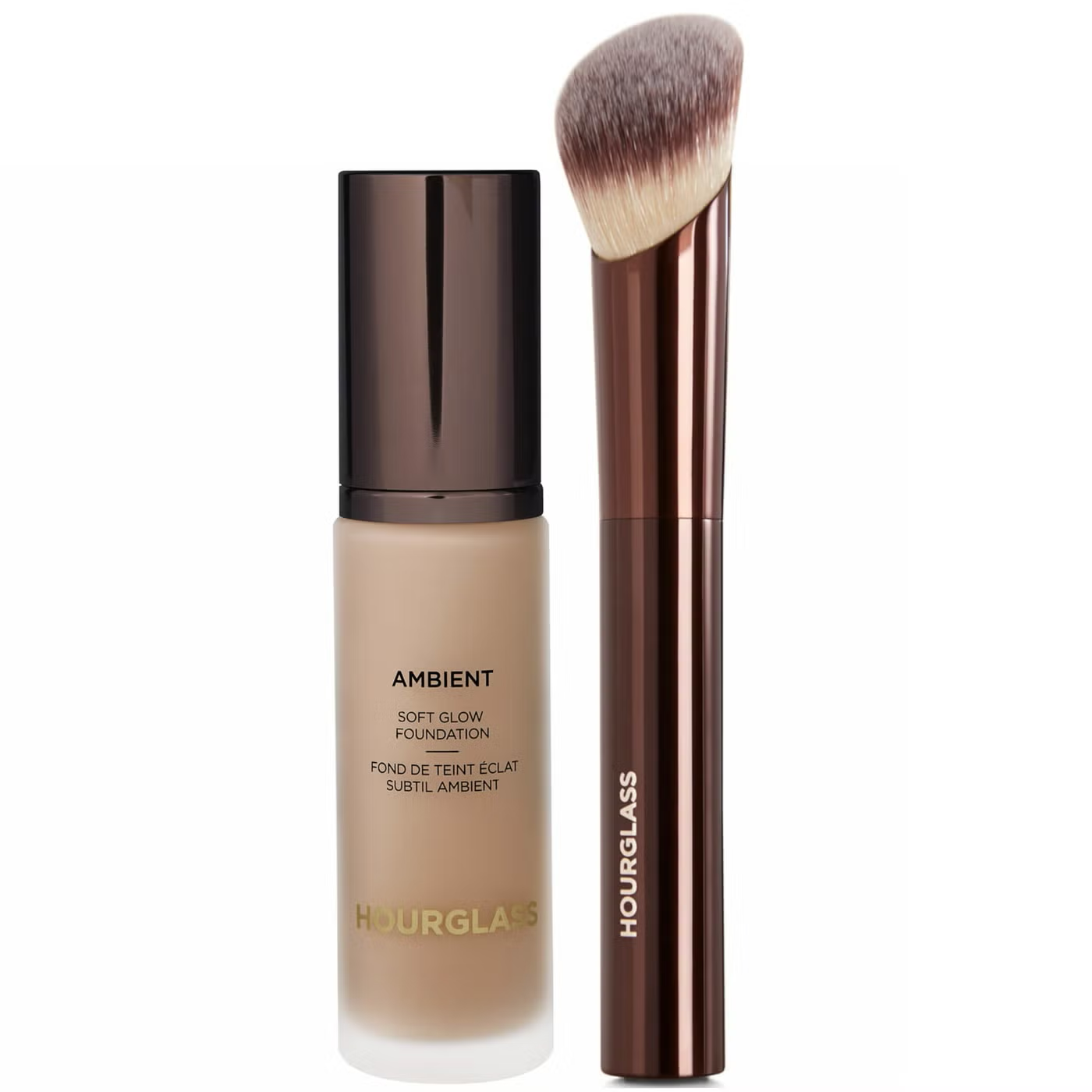 Hourglass Soft Glow Foundation and Soft Glow Foundation Brush Bundle 30ml (Various Shades)