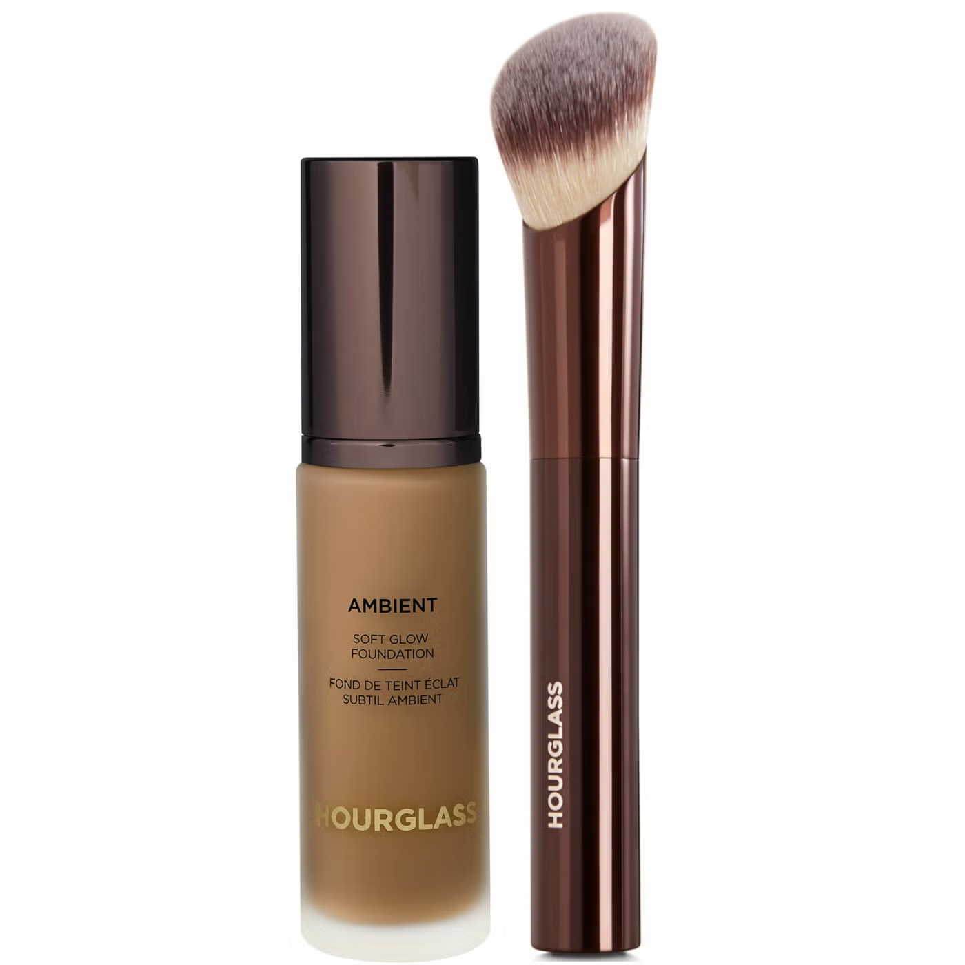 Hourglass Soft Glow Foundation and Soft Glow Foundation Brush Bundle 30ml (Various Shades)