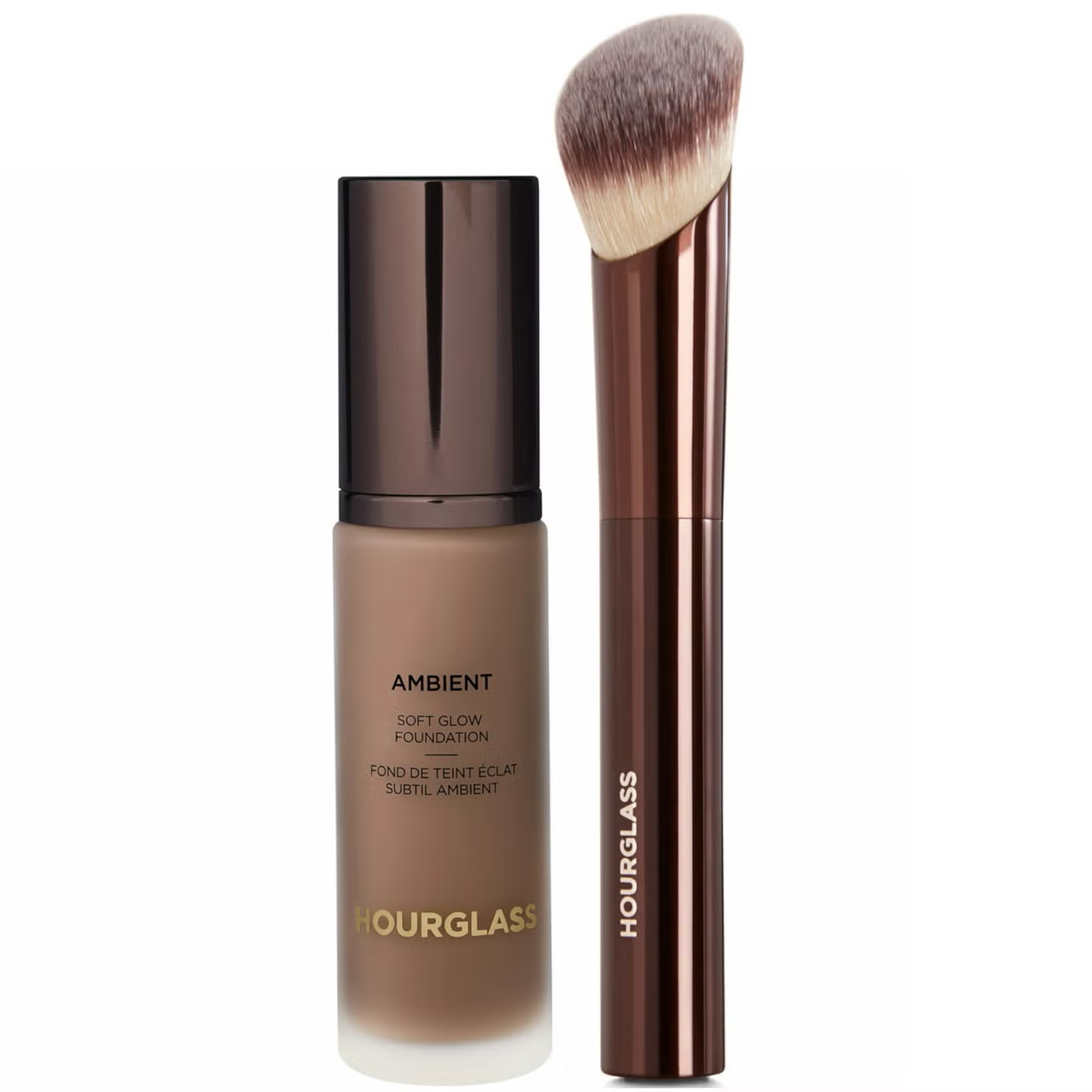 Hourglass Soft Glow Foundation and Soft Glow Foundation Brush Bundle 30ml (Various Shades)