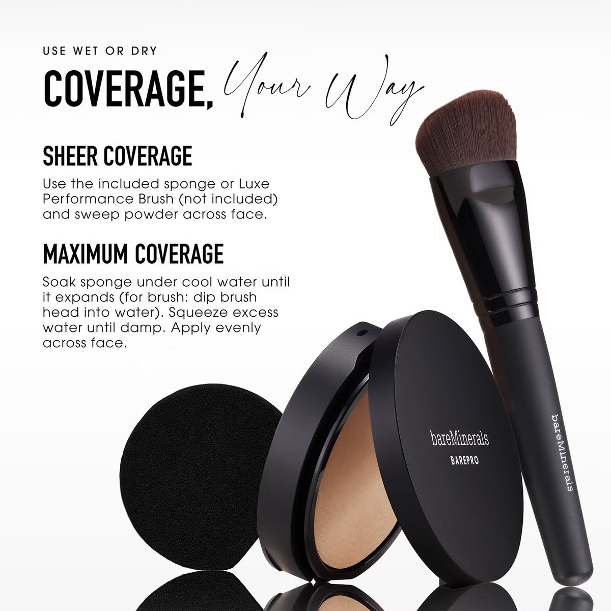 bareMinerals BAREPRO 24HR Skin-Perfecting Powder Foundation (Various Shades)