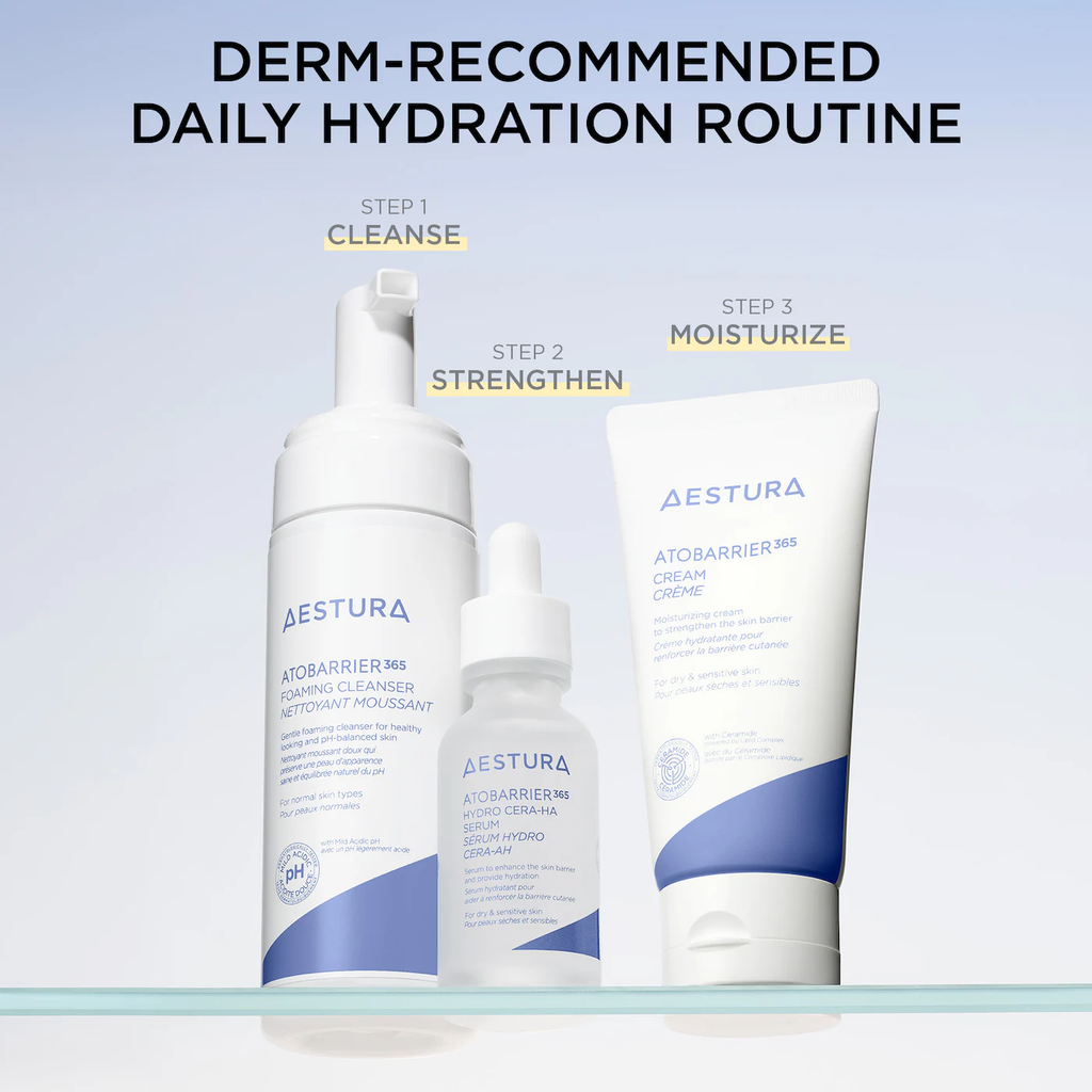 AESTURA ATOBARRIER365 Hydro CERA-HA Ceramide + Hyaluronic Acid Face Serum for Skin Moisture Barrier Repair