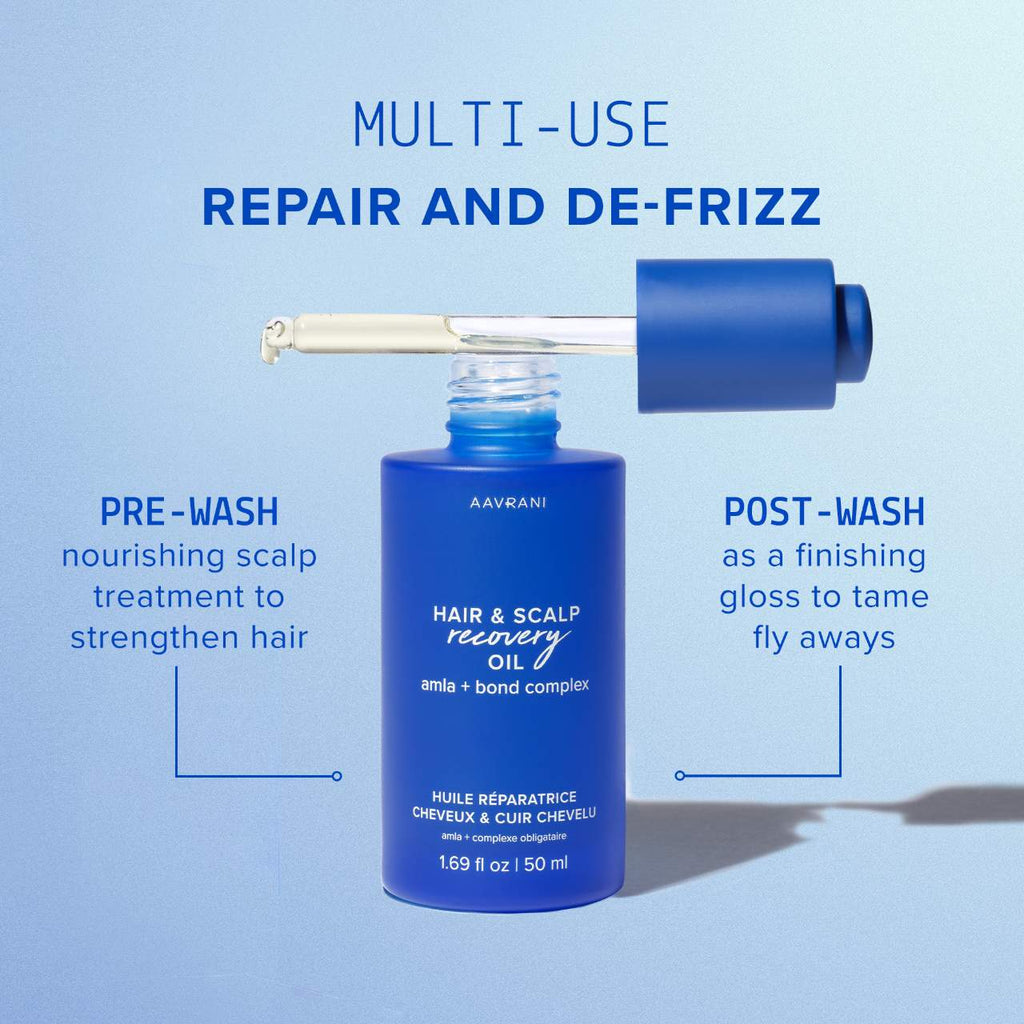 AAVRANI Hair and Scalp Recovery Pre-Wash Oil for Strengthening and Frizz Control