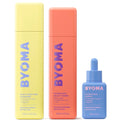 BYOMA Milky Moisture Cleanser 175ml, Hydrating Milky Toner 150ml and Hydrating Serum 30ml Bundle