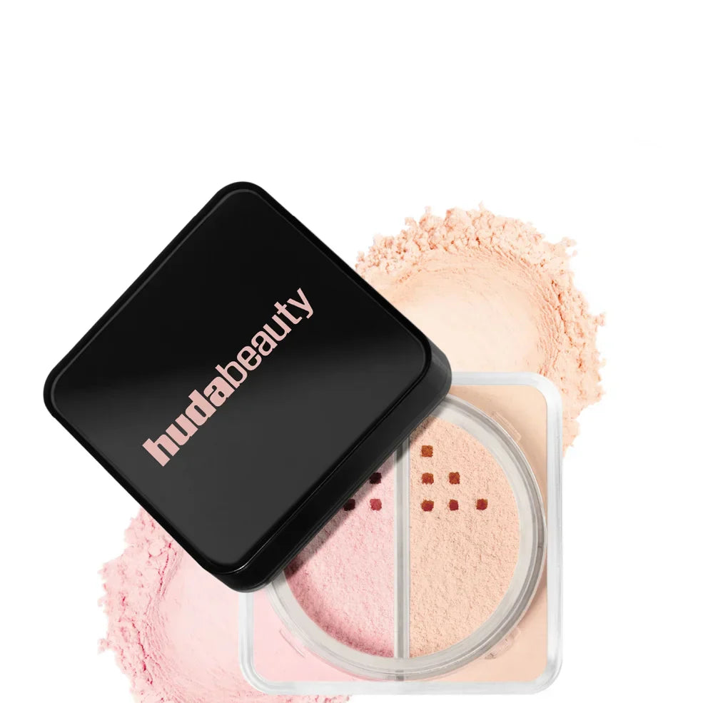 HUDA BEAUTY Easy Bake Loose Powder Duo - Cherry Peach