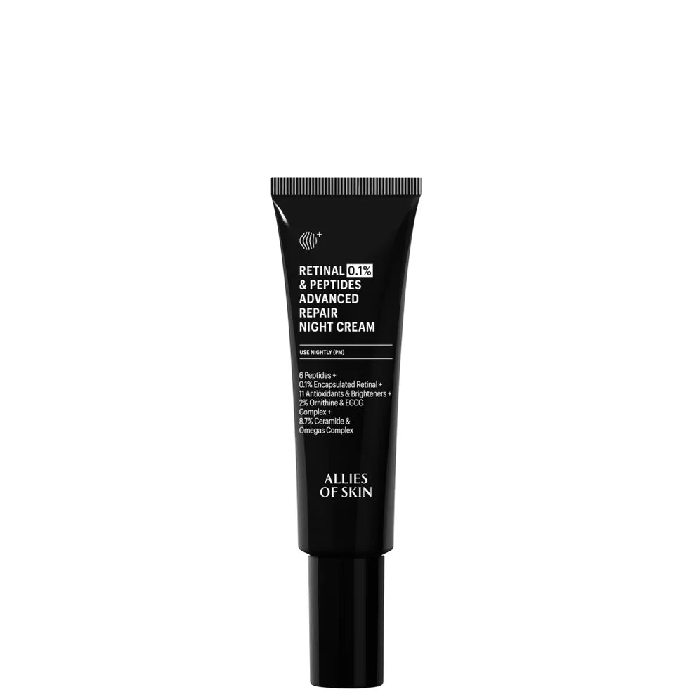 Allies of Skin 0.1% Retinal & Peptides Advanced Repair Night Cream 48ml