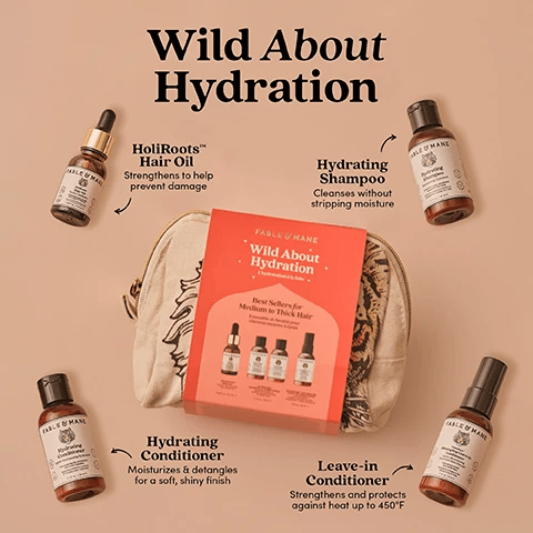 Fable & Mane Wild About Hydration Hair Set