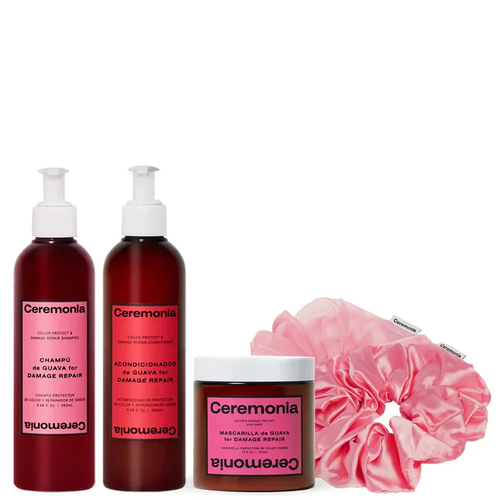Ceremonia Guava Trio + Scrunchie Bundle