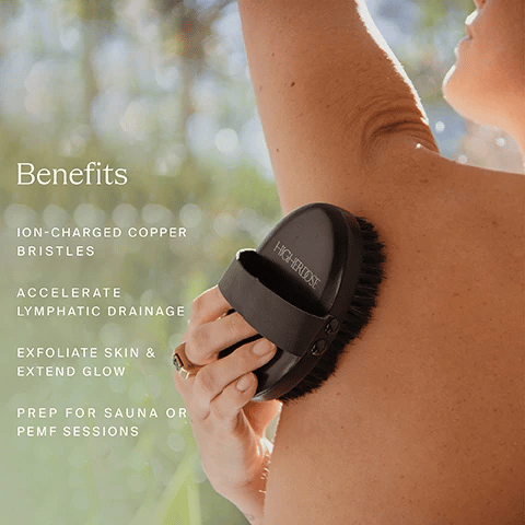 HigherDOSE Supercharge Copper Body Brush