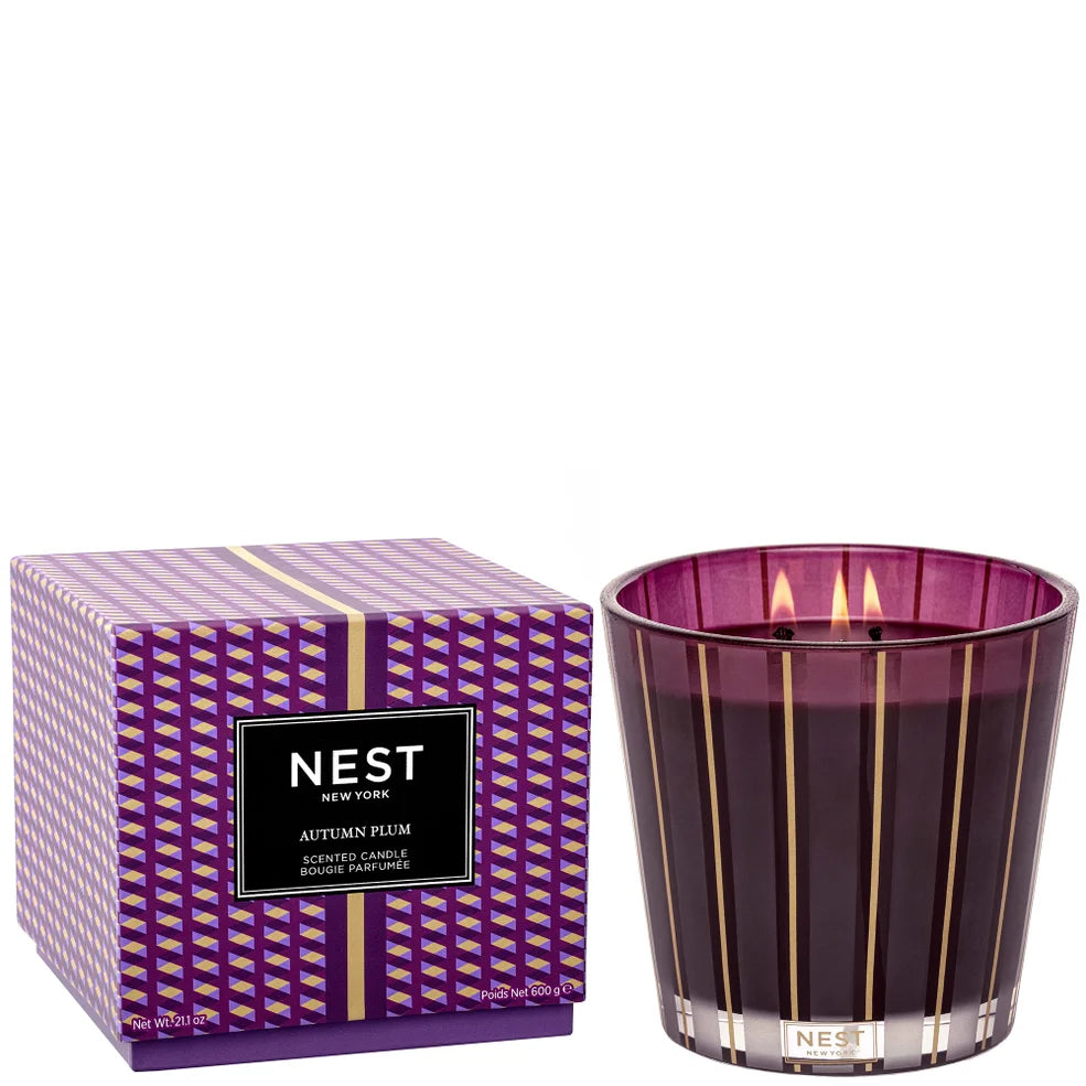 NEST New York Autumn Plum 3 Wick Candle 600g