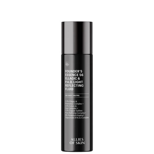 Allies of Skin Founder's Essence 56 Ellagic & P.A.D. Light Reflecting Fluid 100ml