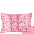 slip pure silk queen pillowcase - strawberry cupcake