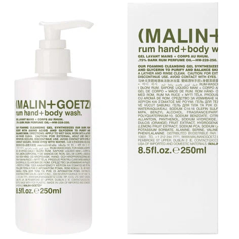Malin & Goetz Rum Hand + Body Wash 250ml