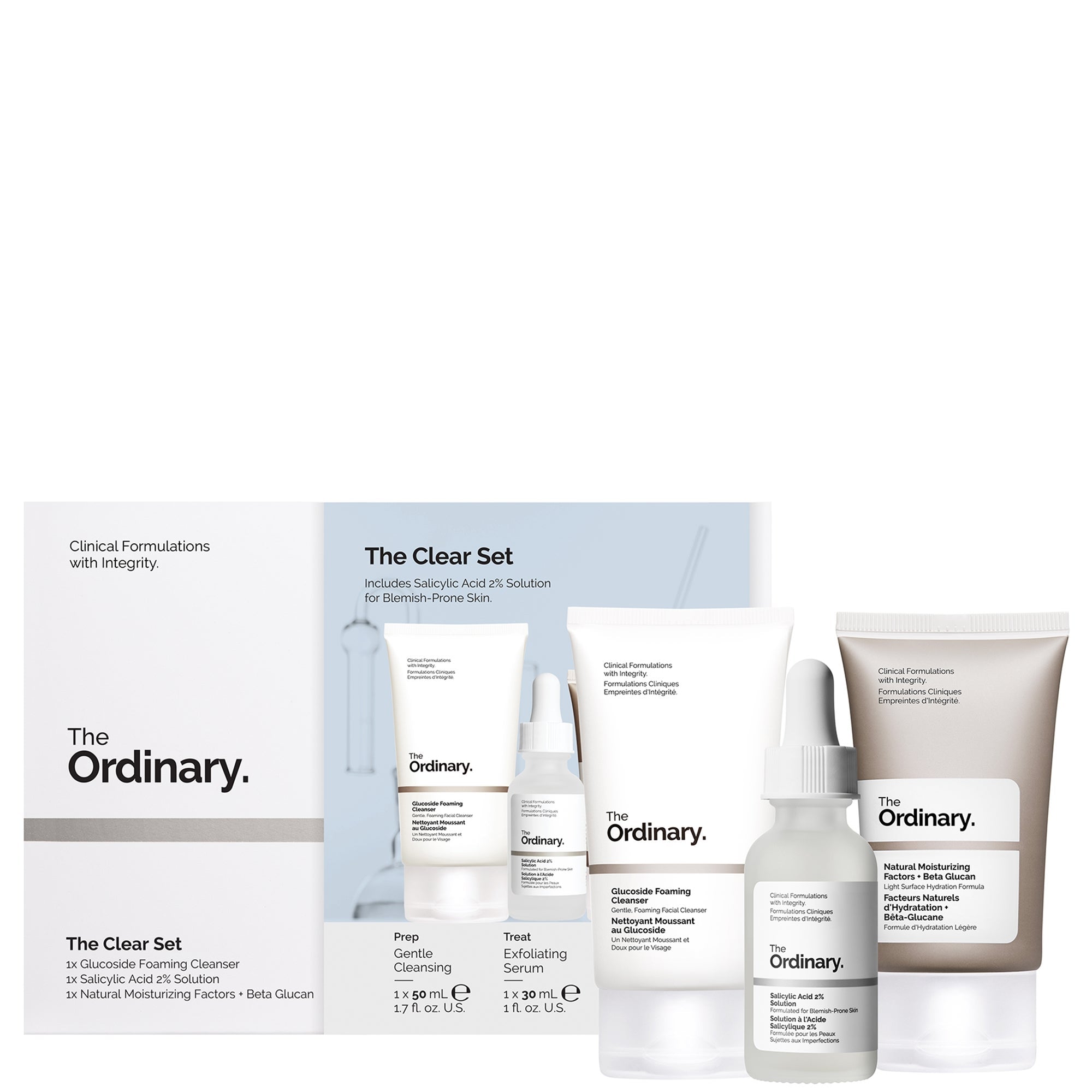 The Ordinary The Clear Set for Blemish-Prone Skin with Salicylic Acid