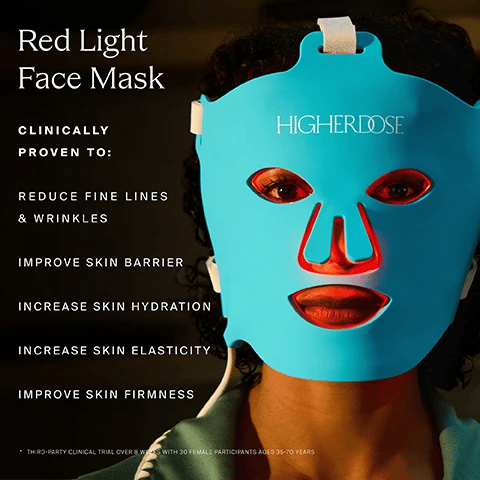 HigherDOSE Red Light Face Mask