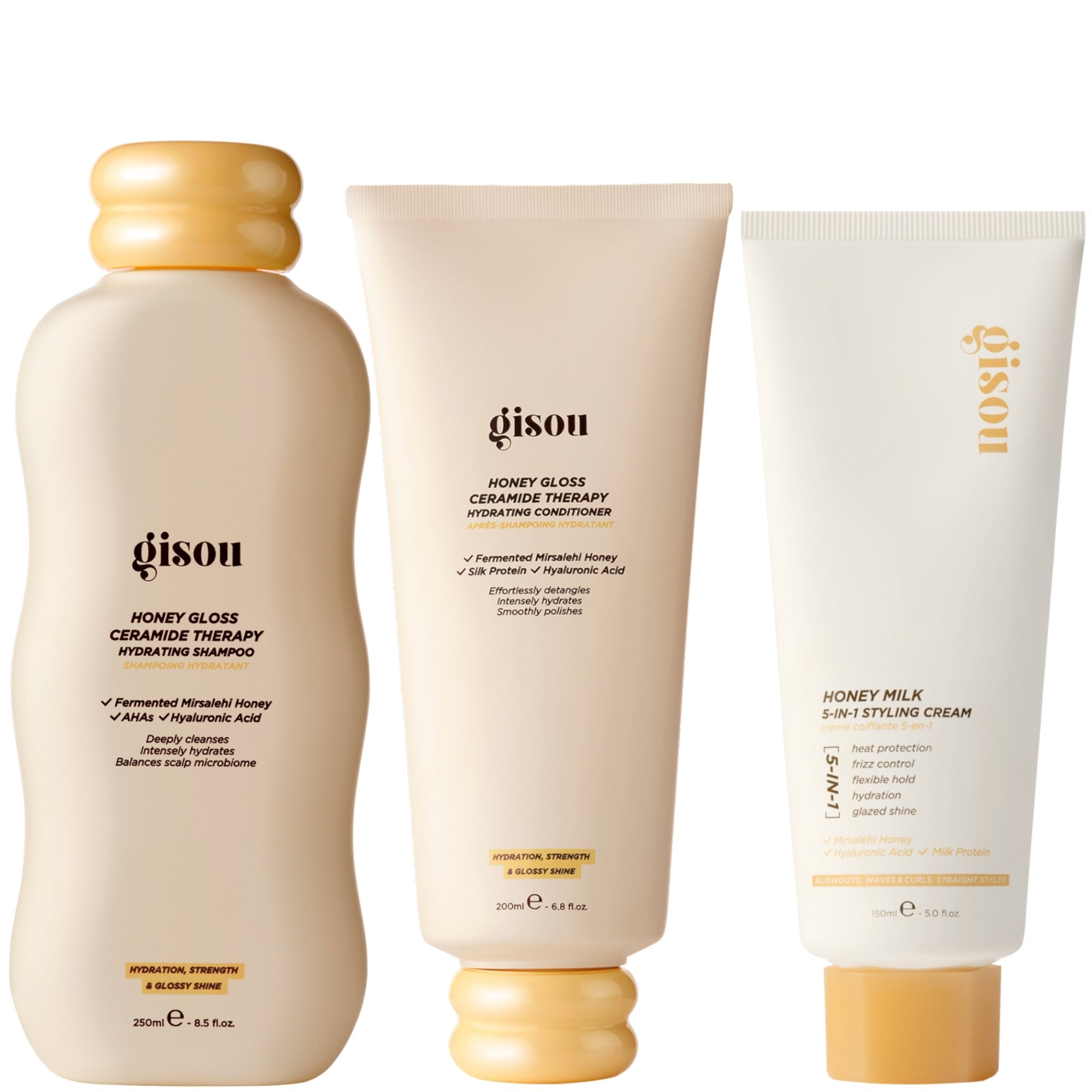 Gisou Glow Dry Trio