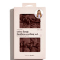 Kitsch XL Satin Heatless Curling Set - Chocolate