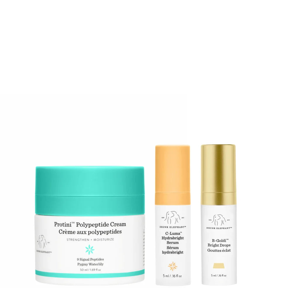 Drunk Elephant Protini 50ml C-Luma and B-Goldi 5ml Bundle