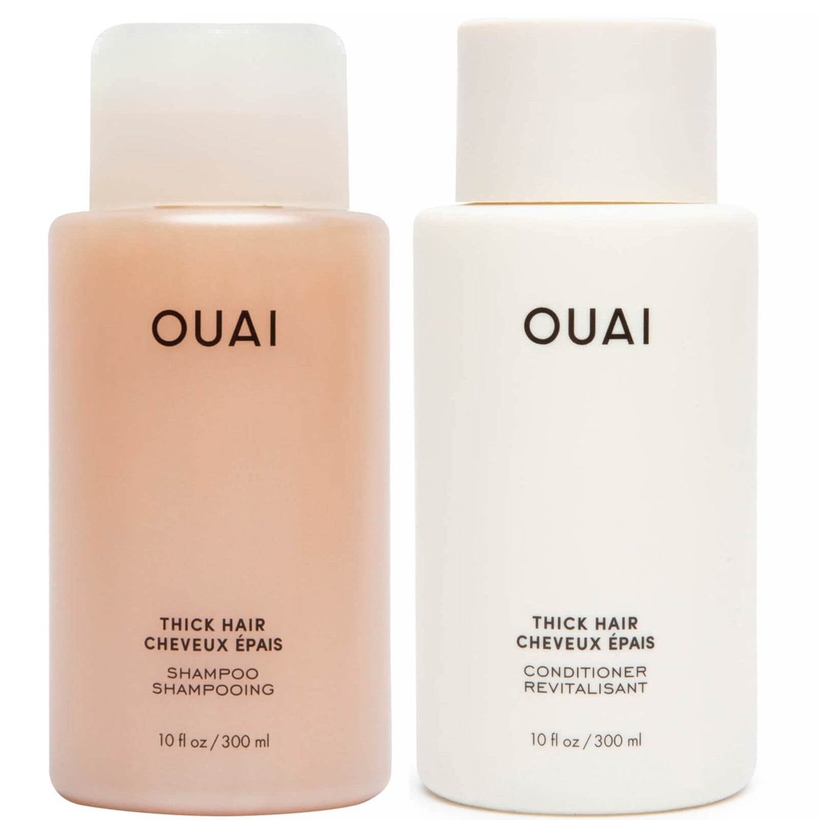 OUAI Thick Hair Shampoo and Thick Hair Conditioner Bundle