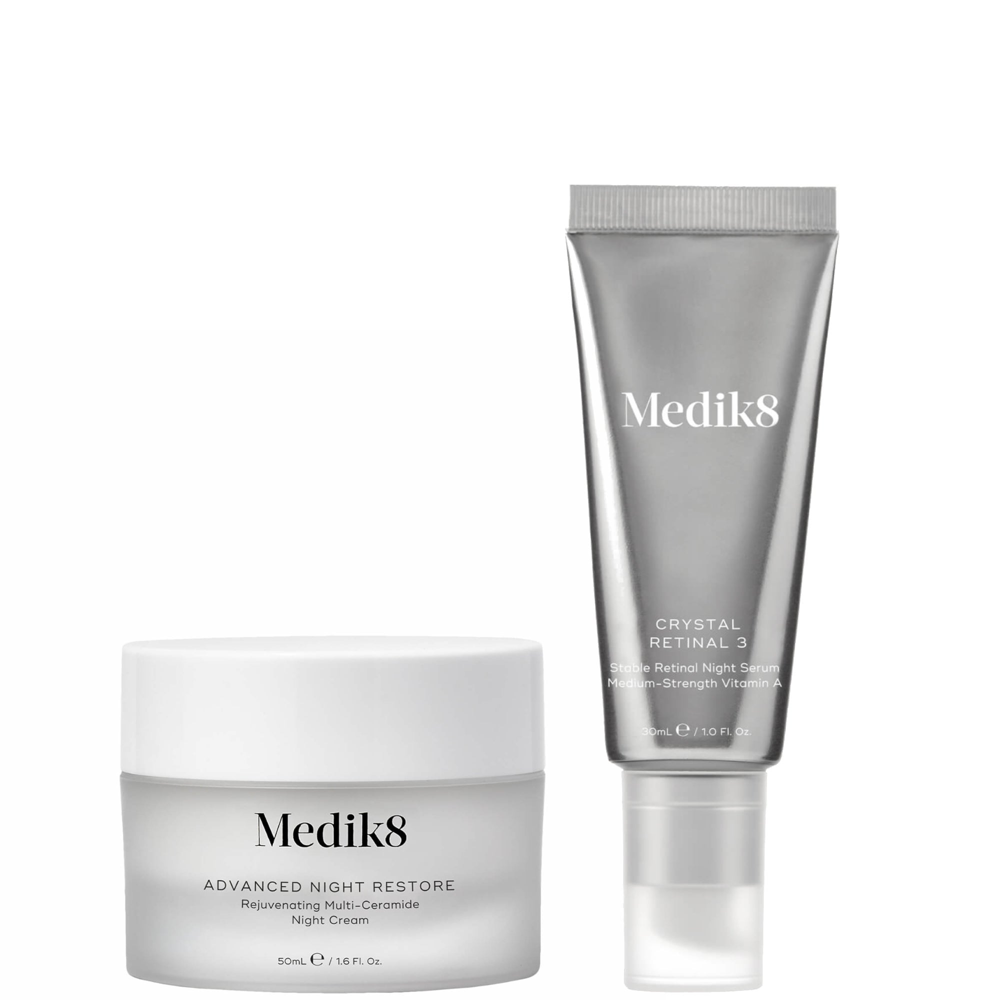 Medik8 Crystal Retinal 3 and Advanced Night Restore