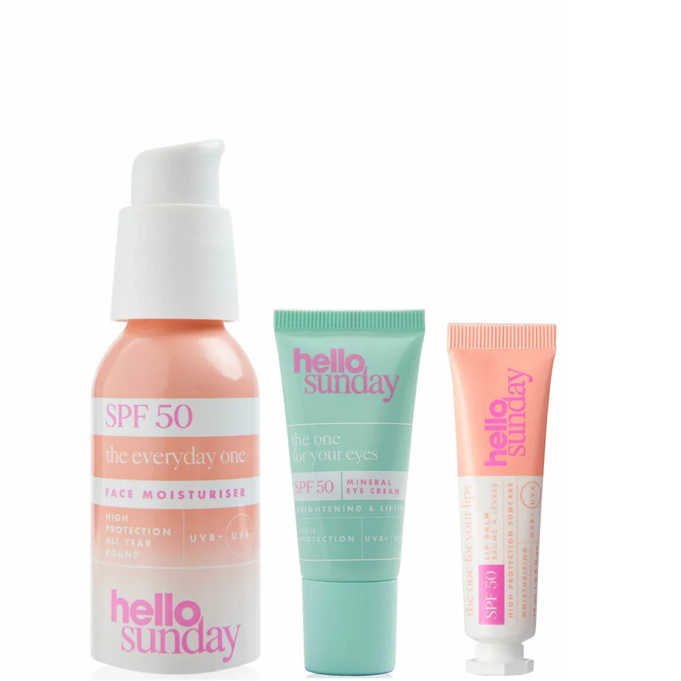 Hello Sunday The Everyday One, The One for Your Lips and The One for Your Eyes