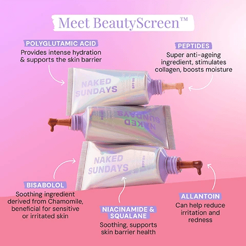 Naked Sundays BeautyScreen Peptide Foundation Tint 30ml (Various Shades)