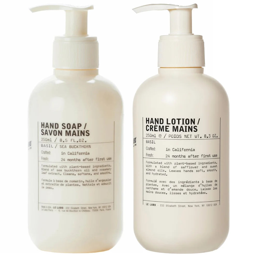Le Labo Basil Hand Soap and Lotion Duo