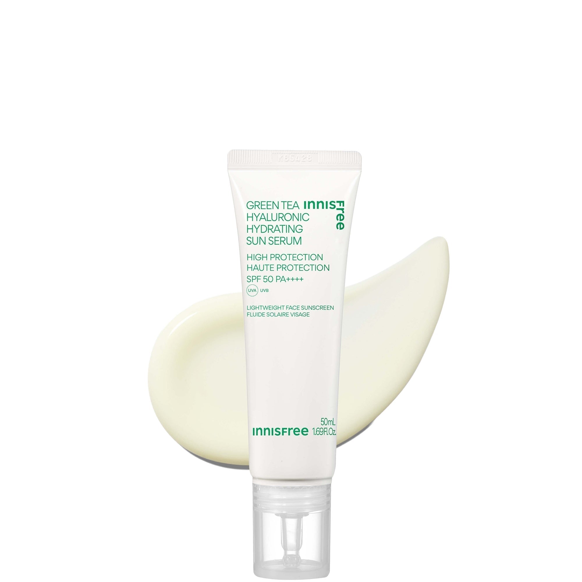 INNISFREE Green Tea Hyaluronic Hydrating Sun Serum SPF 50 50ml