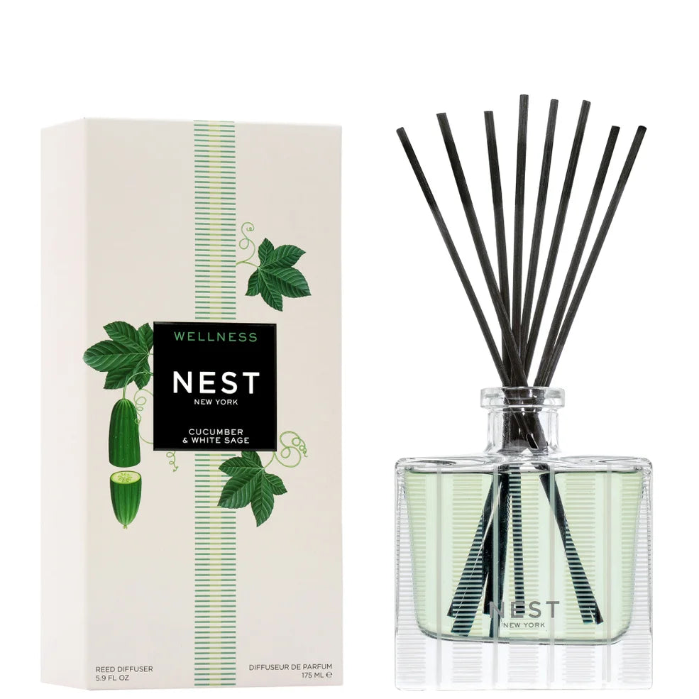NEST New York Cucumber and White Sage Reed Diffuser 175ml