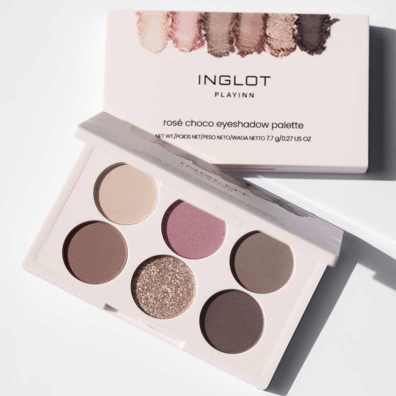 Playinn Rosé Choco Eyeshadow Palette by Inglot