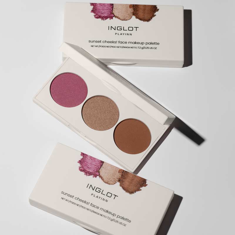 Playinn Sunset Cheeks! Face Makeup Palette by Inglot