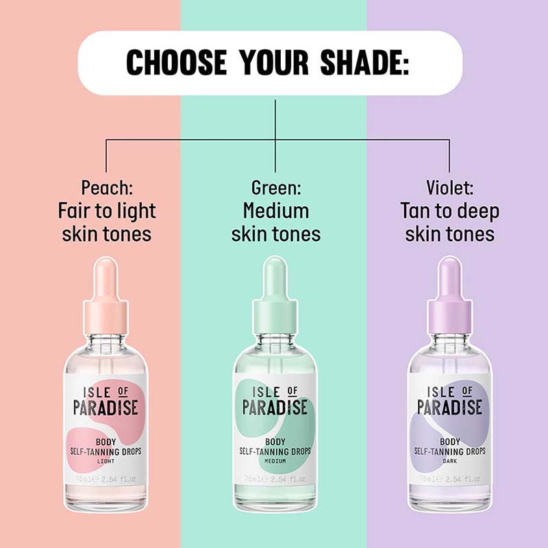 Self-Tanning Body Drops 30ml by Isle of Paradise